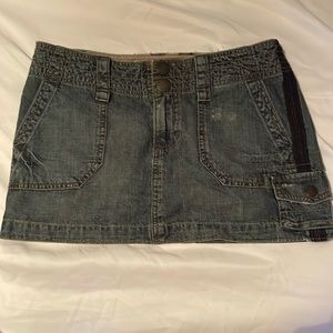 cargo mini skirt